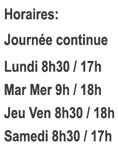 Horaires Horaires